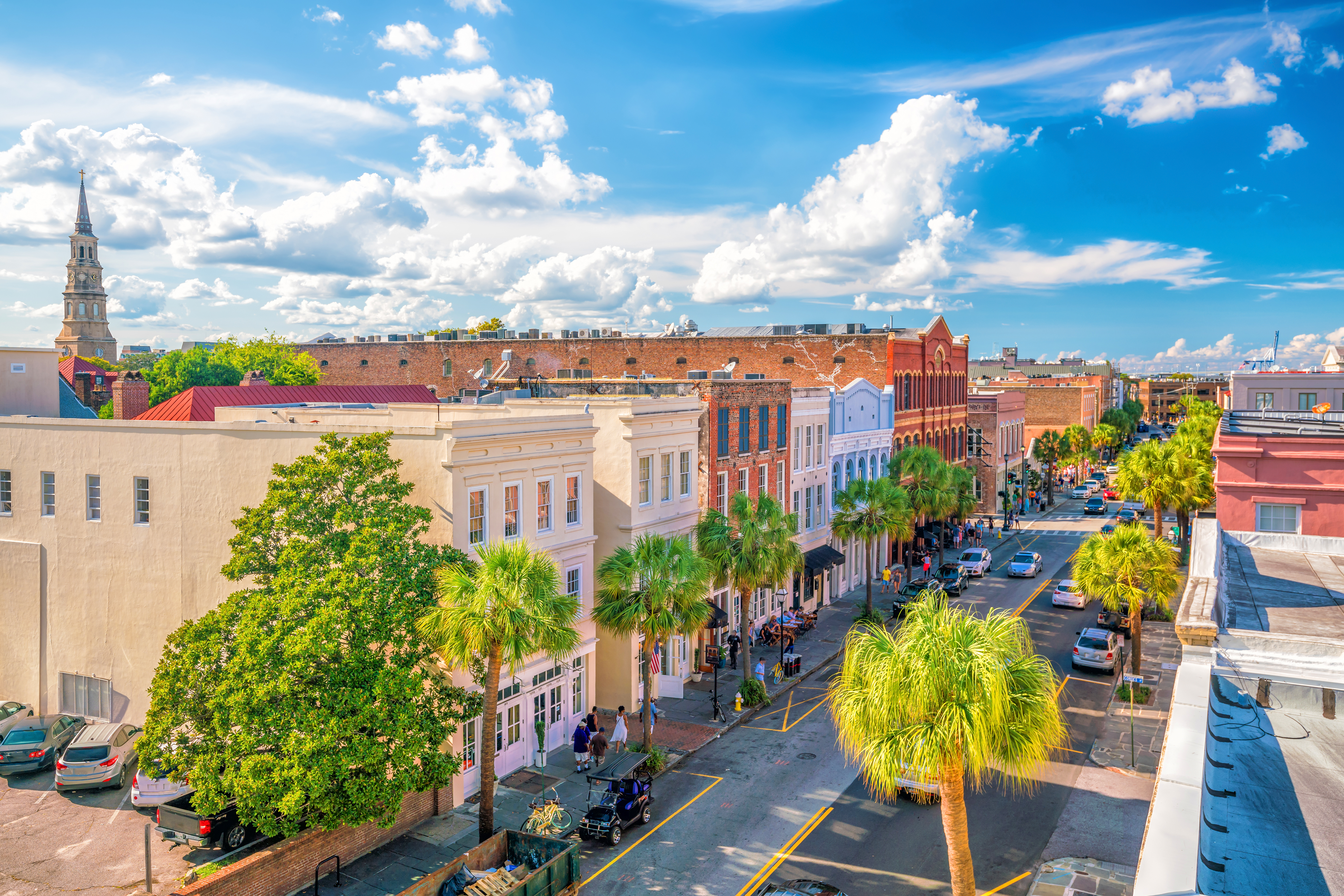 Historical downtown area of Charleston, South Carolina