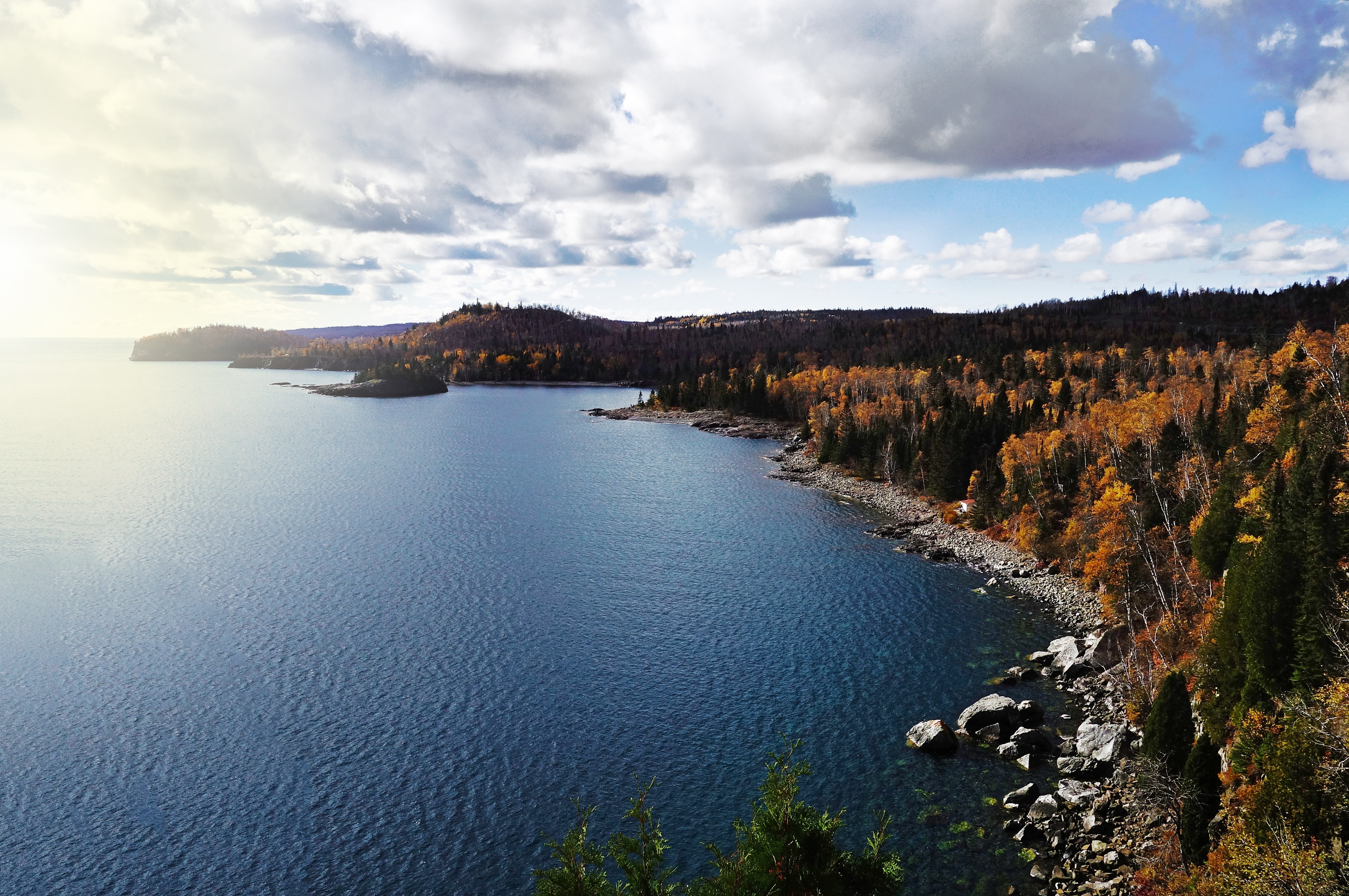Lake Superior in Northern Minnesota