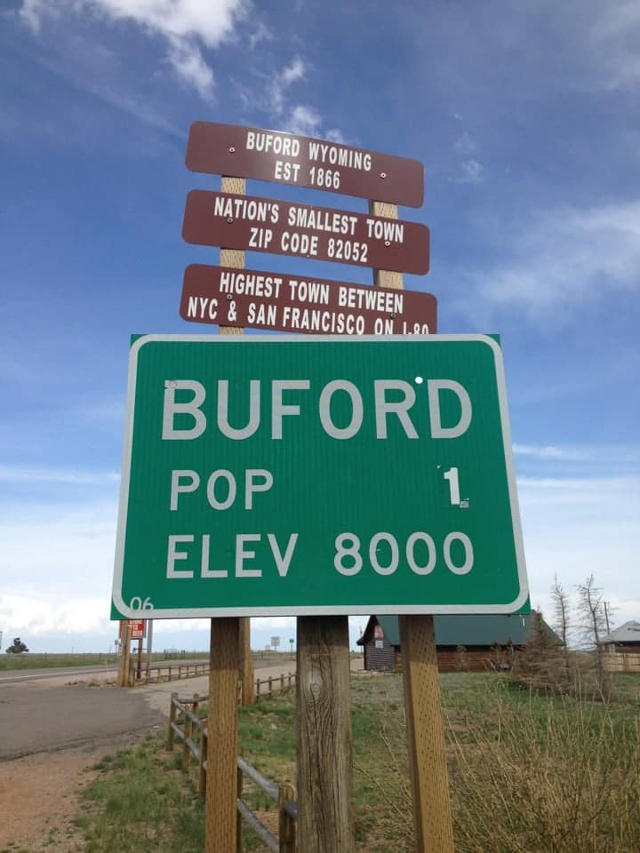 The Smallest US Towns Buford, Wyoming